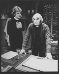 (R-L) Milo O'Shea and Michael O'Keefe in a scene from the Broadway production of the play "Mass Appeal".