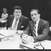 (L-R) Ann McDonough, Wayne Knight and Zach Grenier in a scene from the Broadway production of the play "Mastergate"