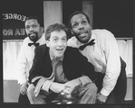 (R-L) Danny Glover, Lonny Price and Zakes Mokae in a scene from the Broadway production of the play "Master Harold And The Boys"