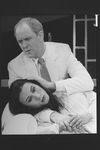 (B-T) B.D. Wong and John Lithgow in a scene from the Broadway production of the play "M. Butterfly".