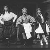 Betty Garrett (C) dancing in a scene from the Broadway production of the musical "Meet Me In St. Louis"