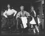 Betty Garrett (C) dancing in a scene from the Broadway production of the musical "Meet Me In St. Louis"
