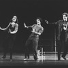 (L-R) Ann Morrison, Lonny Price and Jim Walton in a scene from the Broadway production of the musical "Merrily We Roll Along".