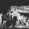 Jim Walton (C) in a scene from the Broadway production of the musical "Merrily We Roll Along".