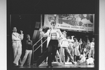 Jim Walton (C) in a scene from the Broadway production of the musical "Merrily We Roll Along".