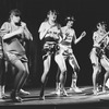 A scene from the Broadway production of the musical "Merrily We Roll Along".