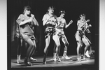 A scene from the Broadway production of the musical "Merrily We Roll Along".