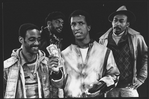 Mansoor Najee-Ullah, Frank Adu, Dorian Harewood and Brent Jennings in the stage production The Mighty Gents