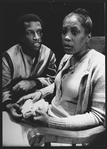 Dorian Harewood and Starletta Dupois in the stage production The Mighty Gents