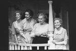 (L-R) Nancy Marchand, Elizabeth Wilson, Maureen O'Sullivan and Teresa Wright in a scene from the Broadway revival of the play "Mornings At Seven"