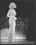 Alyson Reed as Marilyn Monroe in a scene from the Broadway production of the musical "Marilyn".