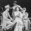 (L-R) Nicholas Wyman, Rex Harrison, Cheryl Kennedy and Cathleen Nesbitt in a scene from the Broadway revival of the musical "My Fair Lady".