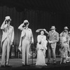 (4L-6L) Cheryl Kennedy, Rex Harrison and Cathleen Nesbitt in a scene from the Broadway revival of the musical "My Fair Lady".