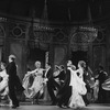 Dancers waltzing in a scene from the Broadway revival of the musical "My Fair Lady".