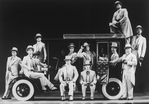 Men at Ascot in a scene from the Broadway revival of the musical "My Fair Lady".