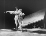 Tommy Tune and Sandy Duncan dancing in a scene from the Broadway production of the musical "My One And Only"