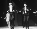 Tommy Tune and Sandy Duncan dancing in a scene from the Broadway production of the musical "My One And Only"