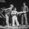 (L-R) Twiggy, Denny Dillon and Tommy Tune in a scene from the Broadway production of the musical "My One And Only"