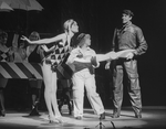 (L-R) Twiggy, Denny Dillon and Tommy Tune in a scene from the Broadway production of the musical "My One And Only"