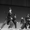 Tommy Tune (L) in a scene from the Broadway production of the musical "My One And Only"
