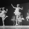 Women dancing in a scene from the Broadway production of the musical "My One And Only"