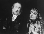 George N. Martin and Jana Schneider in a scene from the Broadway production of the musical "The Mystery Of Edwin Drood".