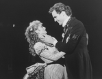 Patti Cohenour and Howard McGillin in a scene from the Broadway production of the musical "The Mystery Of Edwin Drood".
