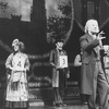 (L-R) George N. Martin, Cleo Laine, John Herrera, George Rose and Jana Schneider in a scene from the Broadway production of the musical "The Mystery Of Edwin Drood".