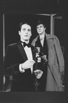 (L-R) John Vickery as Edward "Ned" Sheldon and Peter Michael Goetz as John Barrymore in a scene from the Broadway production of the play "Ned And Jack".