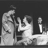 (R-L) John Vickery as Edward "Ned" Sheldon, Barbara Sommers as Ethel Barrymore and Peter Michael Goetz as John Barrymore in a scene from the Broadway production of the play "Ned And Jack".