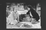 (R-L) Kathy Bates and Anne Pitoniak in a scene from the Broadway production of the play "'Night, Mother".