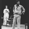 Richard Chamberlain and Dorothy McGuire in a scene from the Circle In The Square revival of the play "The Night Of The Iguana".