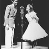 Stephen James and Kathy Andrini in a scene from the Broadway production of the musical "The 1940's Radio Hour".