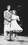 Stephen James and Kathy Andrini in a scene from the Broadway production of the musical "The 1940's Radio Hour".