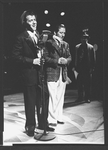 (L-R) Jeff Keller and Joe Grifasi in a scene from the Broadway production of the musical "The 1940's Radio Hour".