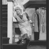 (L-R) Dorothy Loudon and Jim Piddock in a scene from the Broadway production of the play "Noises Off"