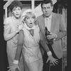 (L-R) Linda Thorson, Dorothy Loudon and Brian Murray in a scene from the Broadway production of the play "Noises Off"