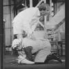 Dorothy Loudon and Paxton Whitehead in a scene from the Broadway production of the play "Noises Off"