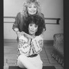 (T-B) Sally Struthers and Rita Moreno in a scene from the Broadway production of the play "The Odd Couple"