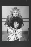 (T-B) Sally Struthers and Rita Moreno in a scene from the Broadway production of the play "The Odd Couple"