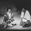 (R-L) Alan Weeks and Harry Groener in a scene from the Broadway production of the musical "Oh, Brother!"