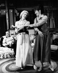 (L-R) Ronn Carroll, Frances Sternhagen and Zina Jasper in a scene from the Broadway production of the play "On Golden Pond"