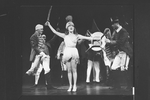 Madeleine Kahn (C) in a scene from the Broadway production of the musical "On The Twentieth Century"