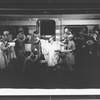 Imogene Coca (C) in a scene from the Broadway production of the musical "On The Twentieth Century"