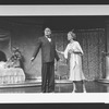 Dina Merrill and George S. Irving in a scene from the Broadway revival of the musical "On Your Toes"