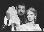 James Earl Jones and Dianne Wiest in a scene from the Broadway revival of the play "Othello".