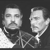 (L-R) James Earl Jones and Christopher Plummer in a scene from the Broadway revival of the play "Othello".