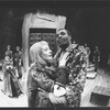 Moses Gunn and Roberta Maxwell in a scene from the American Shakespeare Festival production of the play "Othello".