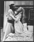 Moses Gunn and Roberta Maxwell in a scene from the American Shakespeare Festival production of the play "Othello".