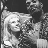 Moses Gunn and Roberta Maxwell in a scene from the American Shakespeare Festival production of the play "Othello".